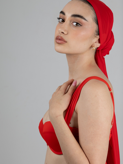 PAREO SHOCKING RED