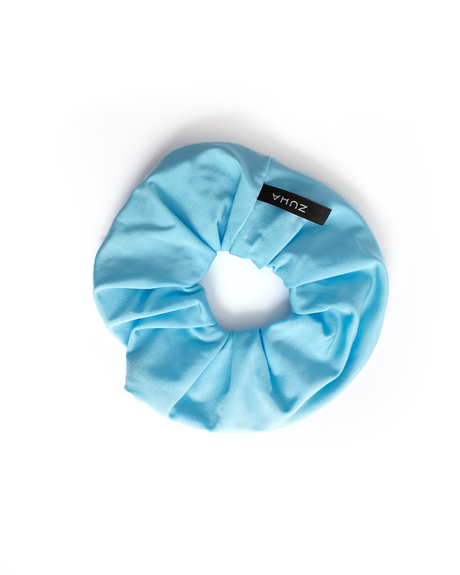 SCRUNCHIE AQUA BLUE