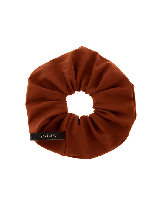 SCRUNCHIE RUST BROWN